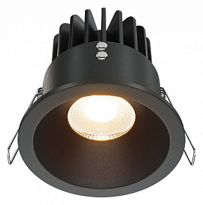 Встраиваемый светильник Maytoni Zoom DL034-01-12W2.7K-B