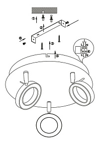 Спот Globo Orell 56107-3