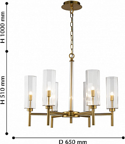 Подвесная люстра Favourite Gracilis 2648-6P