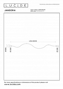 Подвесной светильник Lucide Janderin 24105/36/05