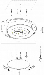 Накладной светильник Velante Velante 435-307-02