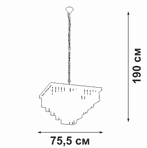 Подвесная люстра Vitaluce V5818 V5818-8/13