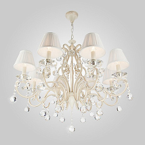 Подвесная люстра Eurosvet Ivin 12075/8 белый Strotskis
