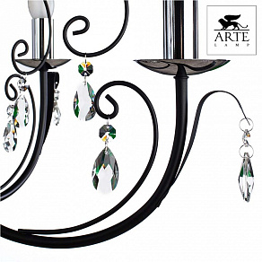Подвесная люстра Arte Lamp Romana A1742LM-5BK