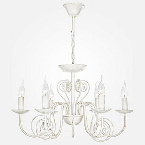 Подвесная люстра Eurosvet Tomas 60018/6 белый с золотом