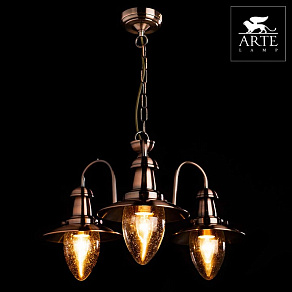 Подвесная люстра Arte Lamp Fisherman A5518LM-3RB