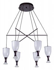 Подвесная люстра LED4U 6409 6409-6 Brown