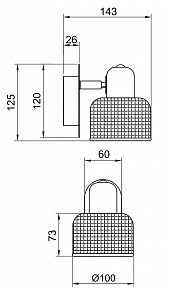 Спот Freya Debora FR5344-WL-01-CH