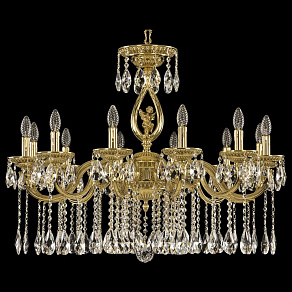 Подвесная люстра Bohemia Ivele Crystal 7501 75401/12/300 A G FA1B