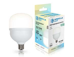 Лампа светодиодная Ambrella Light E27-E40 E27, E40 30Вт 4000K 1003004