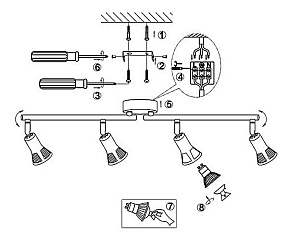 Спот Globo Dante 57994-4