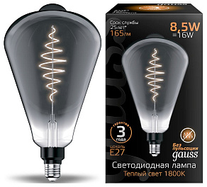 Лампа светодиодная Gauss Oversize E27 8.5Вт 1800K 157802005