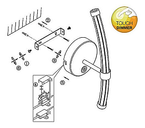 Бра Globo Hyperion 68040W