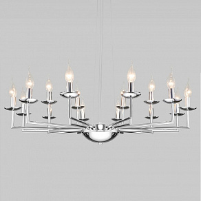 Подвесная люстра Eurosvet Cariso 60150/18 хром