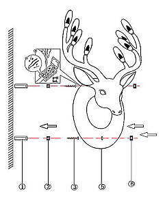 Бра Globo Stag 67999