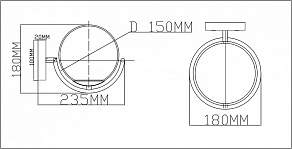 Бра Moderli Diana V2901-1W