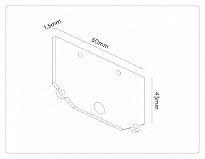 Заглушка для трека Ambrella Light TRACK SYSTEM GL1990