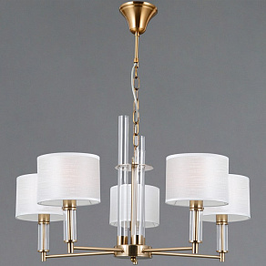 Подвесная люстра ILLUMICO GENOA IL0755-5PSQ-25 BRASS GENOA