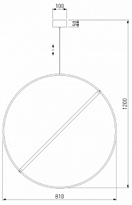 Подвесной светильник Eurosvet Element 90283/1 хром
