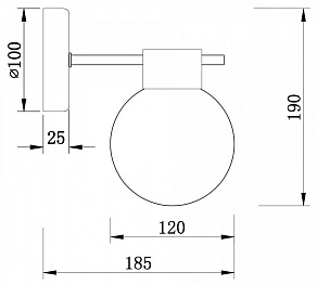 Бра Freya Gatsby FR5233WL-01BS