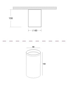 Накладной светильник Maytoni Focus Design C036CL-01W