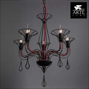Подвесная люстра Arte Lamp Artefact A3225LM-5BK