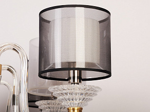 Подвесная люстра Manne L.4306 L.4306-6 SILVER BL+WH