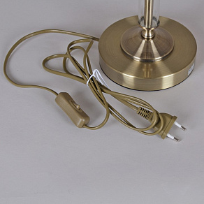 Настольная лампа декоративная ILLUMICO  IL9466-1TSQ-26 AB ELITE