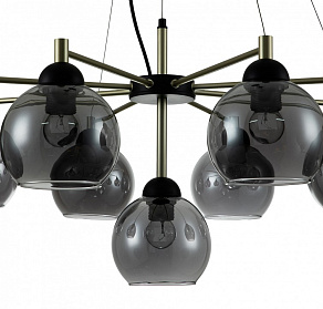 Подвесная люстра Indigo Grappoli 11029/9P Black