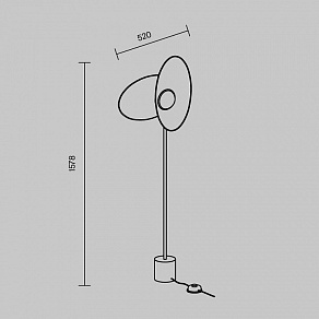 Торшер Maytoni Evolution MOD396FL-L10W3K