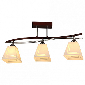 Накладной светильник Imex 3139 MD.3139-3-S WENGE+CH