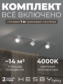Комплект трековый Hesby Lighting Skylite №13 HSBL_kompl_S013_VI1W4K