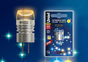 Лампа светодиодная Uniel  G4 0Вт K 05857, 5857