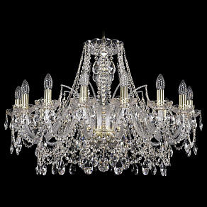 Подвесная люстра Bohemia Ivele Crystal 1411 1411/16/300/G