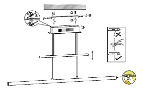 Подвесной светильник Globo Sicilia 58095Z