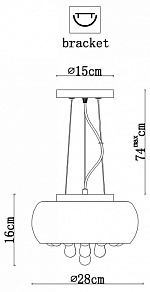 Подвесной светильник Arte Lamp Halo A7054SP-5CC