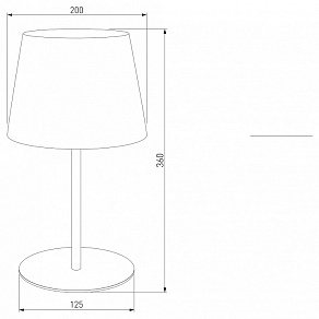 Настольная лампа декоративная TK Lighting Maja 2936 Maja Black
