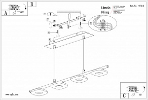 Подвесной светильник Eglo Litago 97014