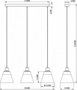 Подвесной светильник Moderli Brizzi V2781-3P
