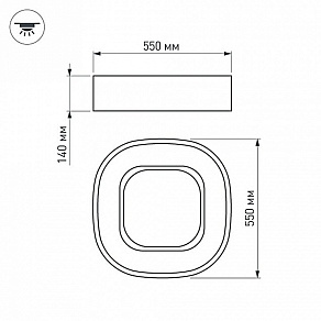 Накладной светильник Arlight Sp-tor-tk 022142