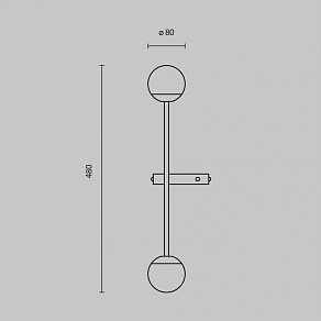 Бра Maytoni Touch MOD285WL-L10BS3K