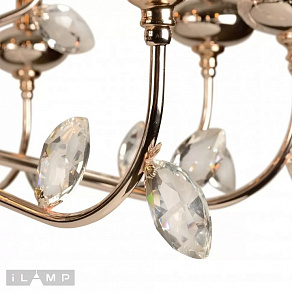 Подвесная люстра iLamp Dames 1020-10+5 GD