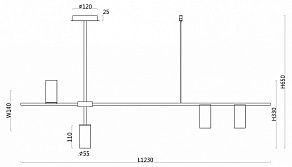 Подвесной светильник F-promo Shanku 3098-4P