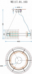 Подвесной светильник Wertmark Patricia WE117.01.103