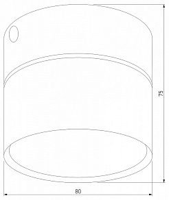 Накладной светильник TK Lighting Space 3398 Space Black