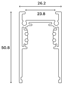 Трек накладной Hesby Lighting ElDeko HSBL_0266
