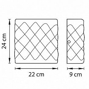 Накладной светильник Lightstar Murano 602620