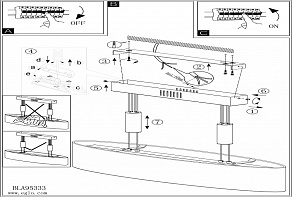 Подвесной светильник Eglo Romao 1 95333