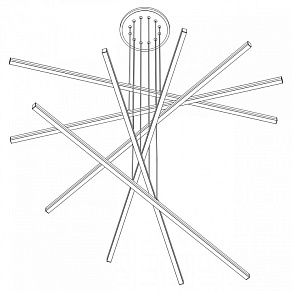 Подвесная люстра Citilux Trent CL203761