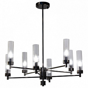 Люстра на штанге AM-Group INDIGO INDIGO SP8 PEARL BLACK